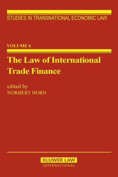 Produktbild: Law of International Trade Finance