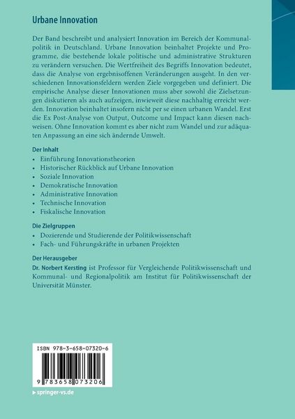 Produktbild: Urbane Innovation