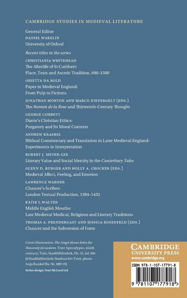 Produktbild: Imagining the Medieval Afterlife