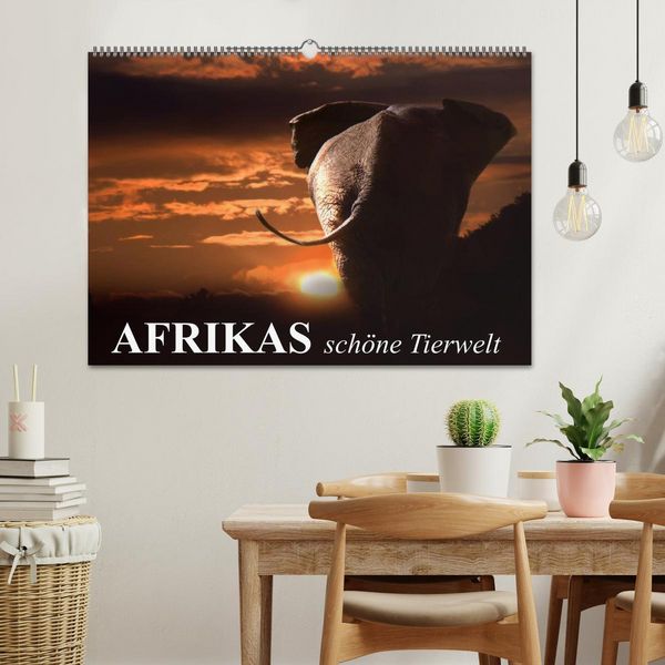 Produktbild: Afrikas sch&ouml;ne Tierwelt (Wandkalender 2026 DIN A2 quer), CALVENDO Monatskalender