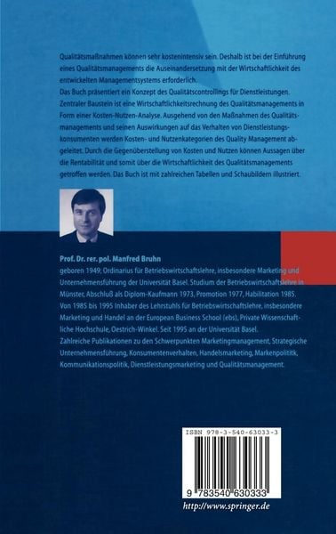 Produktbild: Wirtschaftlichkeit des Qualit&auml;tsmanagements