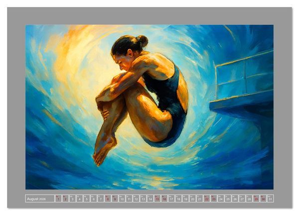 Produktbild: motionART Der Augenblick z&auml;hlt (Wandkalender 2026 DIN A4 quer), CALVENDO Monatskalender
