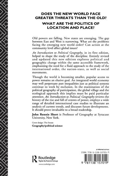 Produktbild: An Introduction to Political Geography