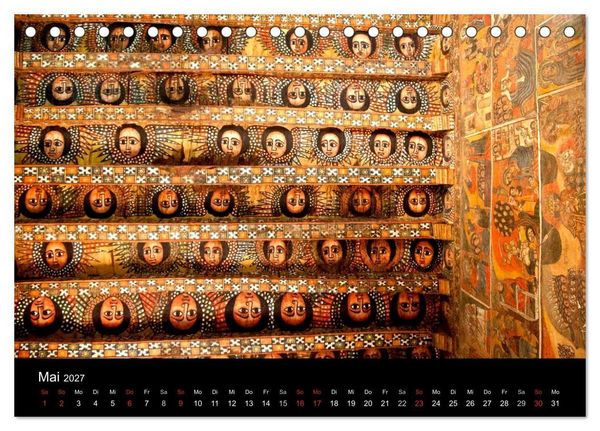Produktbild: &Auml;thiopien - kulturelle H&ouml;hepunkte im orthdoxen Norden (Tischkalender 2027 DIN A5 quer), CALVENDO Monatskalender