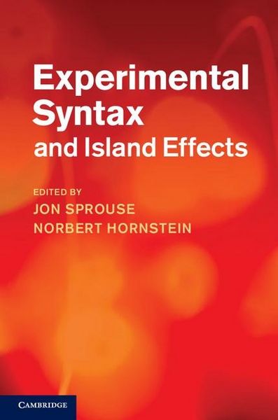 Produktbild: Experimental Syntax and Island Effects