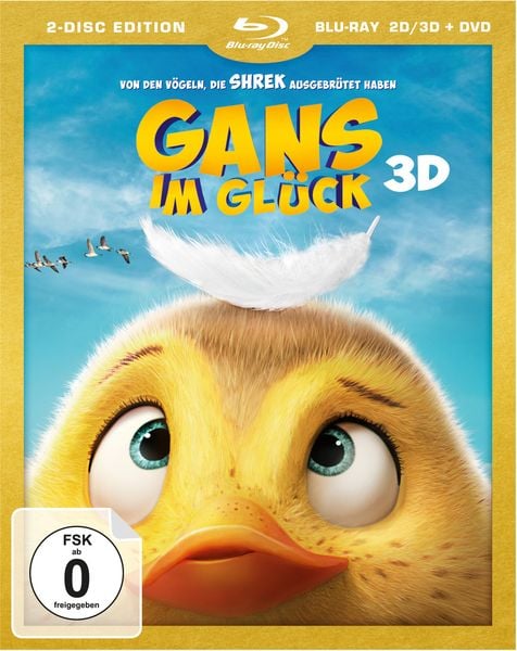 Gans im Glück (inkl. 2D-Version) (+DVD)