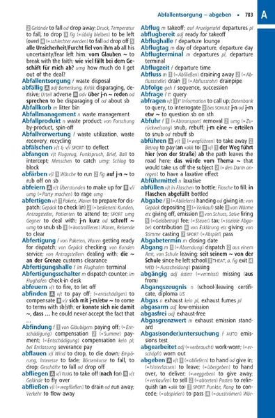 Produktbild: Langenscheidt Abitur-Wörterbuch Englisch Klausurausgabe