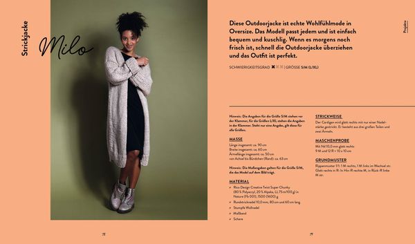Produktbild: Wohlf&uuml;hlkleidung stricken &ndash; Skandi-Strick und Chunky-Love: 2 B&uuml;cher im Doppelpack