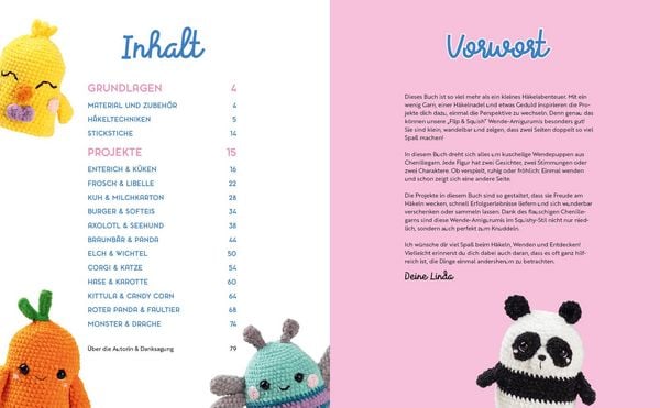Produktbild: Flip & Squish &ndash; Pl&uuml;schige Wende-Amigurumis h&auml;keln f&uuml;r Squishmallow-Fans