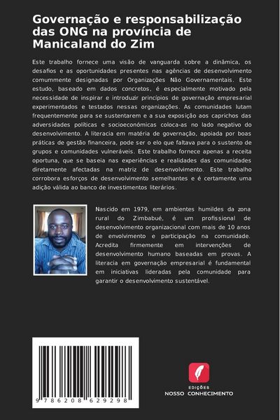 Produktbild: Governa&ccedil;&atilde;o e responsabiliza&ccedil;&atilde;o das ONG na prov&iacute;ncia de Manicaland do Zim