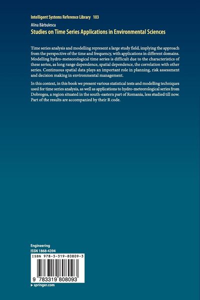 Produktbild: Studies on Time Series Applications in Environmental Sciences