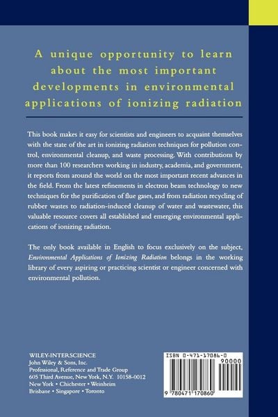 Produktbild: Environmental Applications of Ionizing Radiation