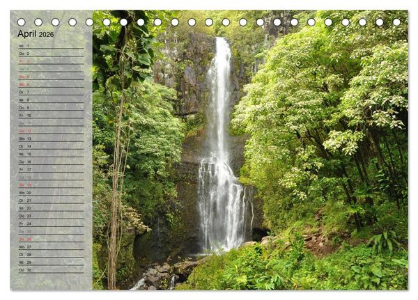 Produktbild: Land of Aloha - Hawaii Monatsplaner (Tischkalender 2026 DIN A5 quer), CALVENDO Monatskalender