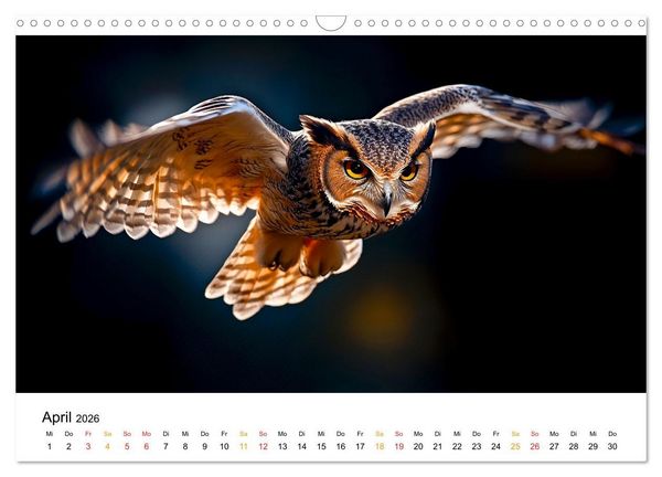 Produktbild: Wilde Tierwelt im Wald (Wandkalender 2026 DIN A3 quer), CALVENDO Monatskalender