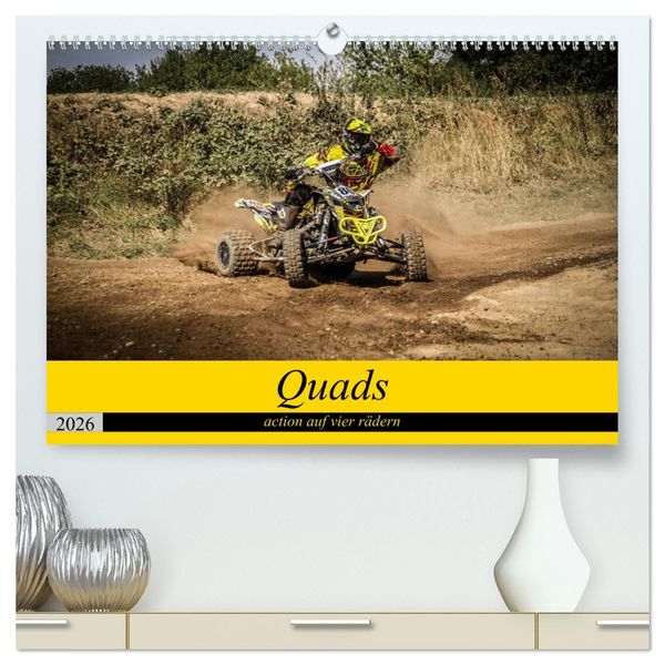 Produktbild: Quad`s action auf vier r&auml;dern (hochwertiger Premium Wandkalender 2026 DIN A2 quer), Kunstdruck in Hochglanz