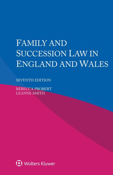Produktbild: Family and Succession Law in England and Wales