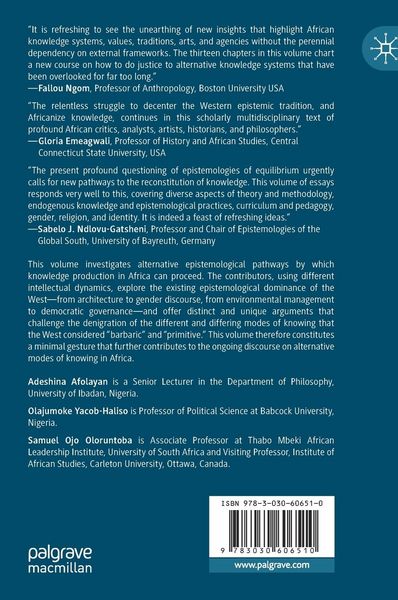 Produktbild: Pathways to Alternative Epistemologies in Africa