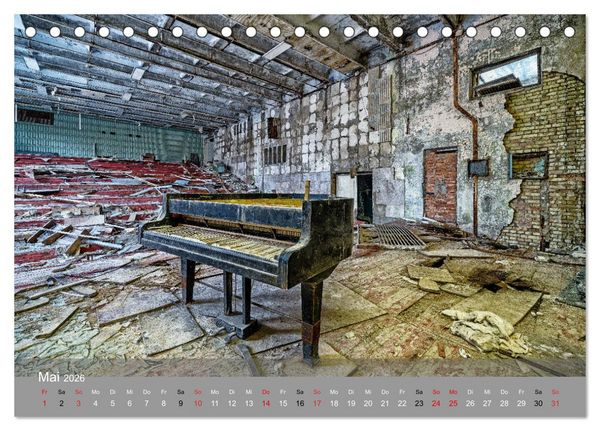 Produktbild: Tschernobyl - In der Sperrzone (Tischkalender 2026 DIN A5 quer), CALVENDO Monatskalender
