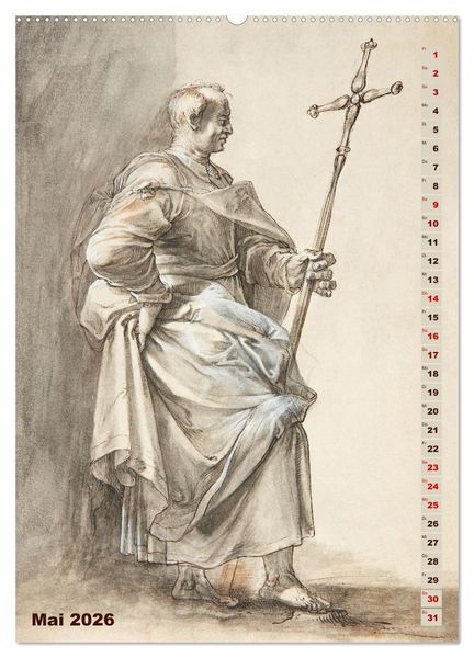 Produktbild: Jesus und die zw&ouml;lf Apostel (hochwertiger Premium Wandkalender 2026 DIN A2 hoch), Kunstdruck in Hochglanz