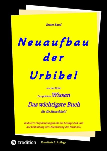 Produktbild: 2. Auflage 1. Band von Neuaufbau der Urbibel