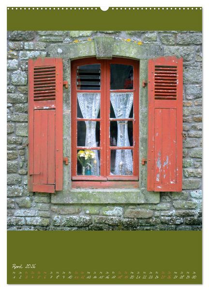 Produktbild: Alte Fenster (Wandkalender 2026 DIN A2 hoch), CALVENDO Monatskalender