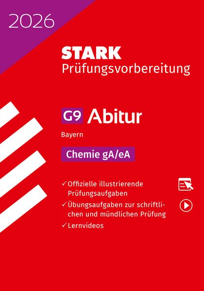 Produktbild: STARK Chemie gA/eA - Abitur 2026 Bayern - Pr&uuml;fungsvorbereitung