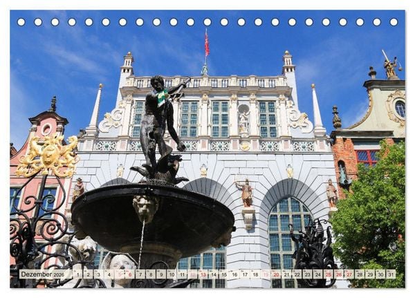 Produktbild: Danzig - Eine Perle Polens (Tischkalender 2026 DIN A5 quer), CALVENDO Monatskalender