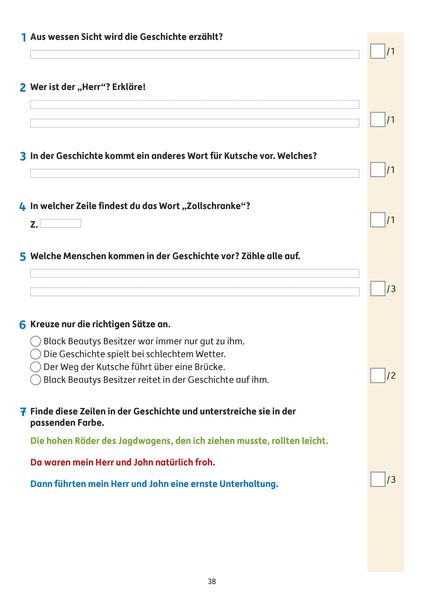 Übungsheft mit Tests in Deutsch 3. Klasse