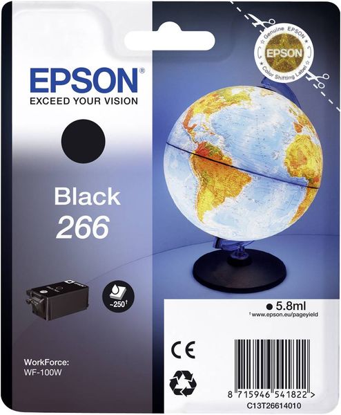 Epson Druckerpatrone T2661, 266 Original Schwarz C13T26614010