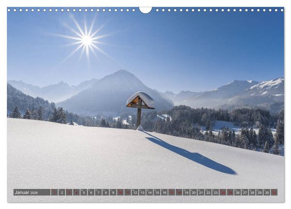 Produktbild: Faszination Oberallg&auml;u (Wandkalender 2026 DIN A3 quer), CALVENDO Monatskalender