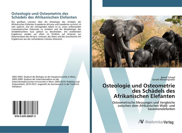 Produktbild: Osteologie und Osteometrie des Sch&auml;dels des Afrikanischen Elefanten