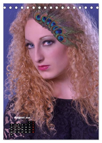 Produktbild: Extrem Make-Up Portraits (Tischkalender 2026 DIN A5 hoch), CALVENDO Monatskalender