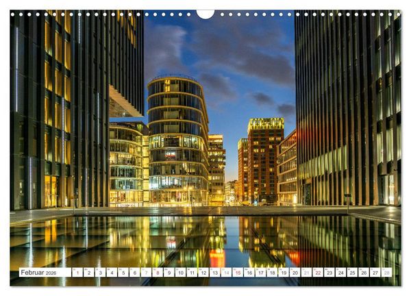Produktbild: Blaue Stunde in Nordrhein-Westfalen (Wandkalender 2026 DIN A3 quer), CALVENDO Monatskalender