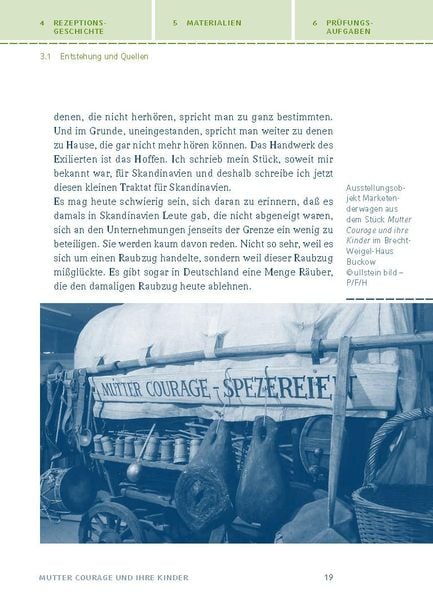 Mutter Courage und ihre Kinder von Bertolt Brecht.