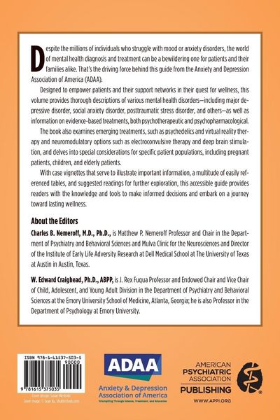 Produktbild: Anxiety and Depression Association of America Patient Guide to Mood and Anxiety Disorders