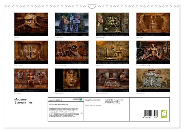 Produktbild: Moderner Surrealismus (Wandkalender 2026 DIN A3 quer), CALVENDO Monatskalender