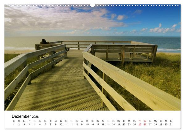 Produktbild: Sylt, der nordfriesische Inseltraum (Wandkalender 2026 DIN A2 quer), CALVENDO Monatskalender