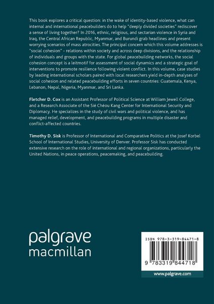 Produktbild: Peacebuilding in Deeply Divided Societies