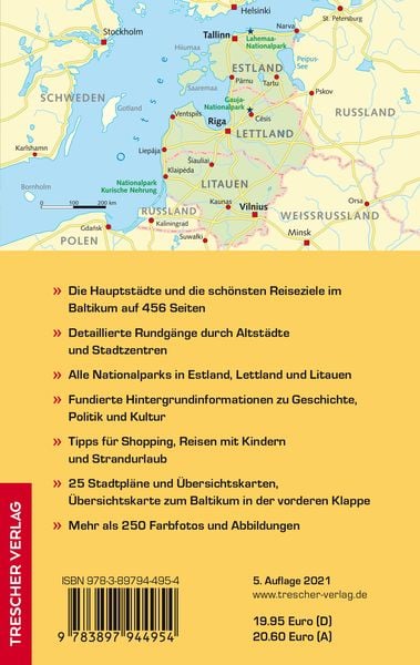 TRESCHER Reiseführer Riga, Tallinn, Vilnius