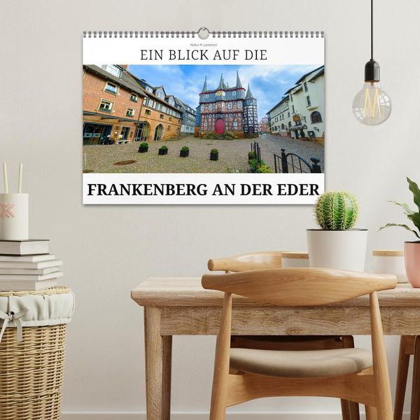 Produktbild: Ein Blick auf Frankenberg an der Eder (Wandkalender 2026 DIN A3 quer), CALVENDO Monatskalender