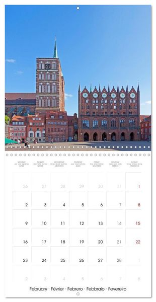 Produktbild: Hanseatic League - Places in northern Germany (Wall Calendar 2026 12 &times; 12 Inch) CALVENDO 12 Month Wall Calendar