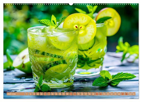 Produktbild: Alles Apfel oder was?! - K&ouml;stliche Apfelgerichte f&uuml;r jede Gelegenheit! (Wandkalender 2026 DIN A2 quer), CALVENDO Monatskalender