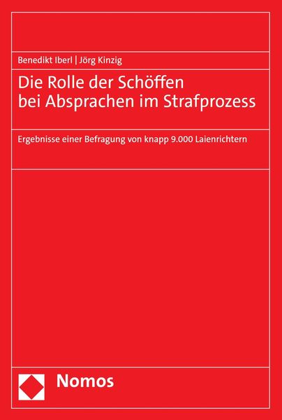 Produktbild: Die Rolle der Sch&ouml;ffen bei Absprachen im Strafprozess
