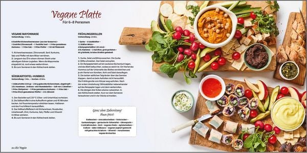 Produktbild: Partyrezepte f&uuml;r Bunte Platten - einfach, beeindruckend, k&ouml;stlich! Die besten Rezepte f&uuml;r Snacks, Vorspeisen, Charcuterie-Boards, Cheese Boards, Fingerfood, Sm&ouml;rgas u.v.m.
