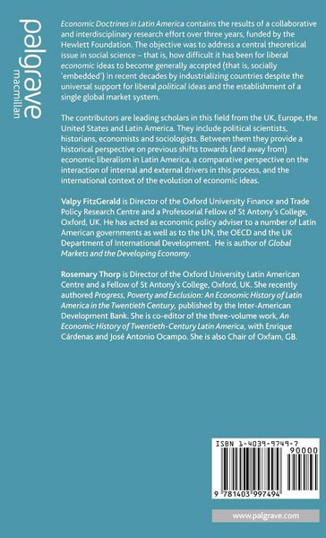 Produktbild: Economic Doctrines in Latin America