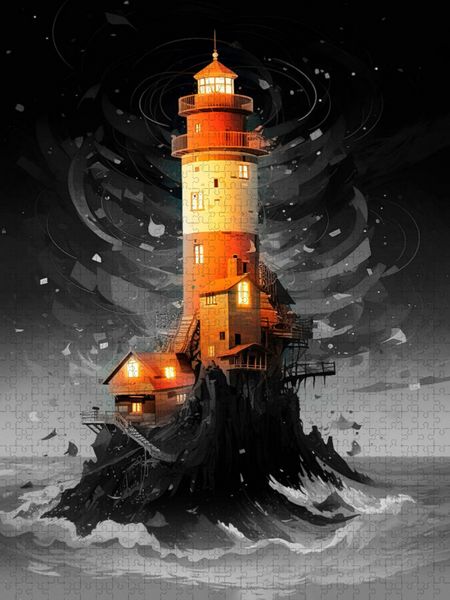 Produktbild: CALVENDO Puzzle Mondlicht | 1000 Teile Lege-Gr&ouml;&szlig;e 64x48cm Foto-Puzzle f&uuml;r gl&uuml;ckliche Stunden