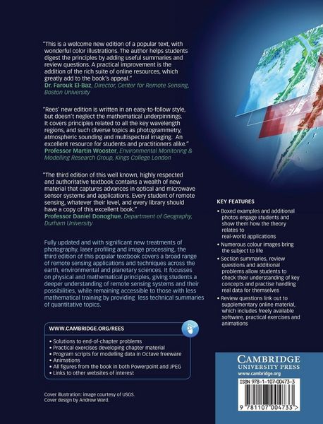 Produktbild: Physical Principles of Remote Sensing. by Gareth. Rees