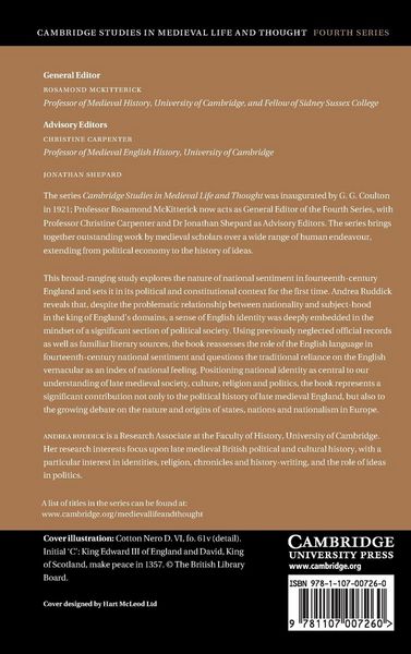 Produktbild: English Identity and Political Culture in the Fourteenth Century