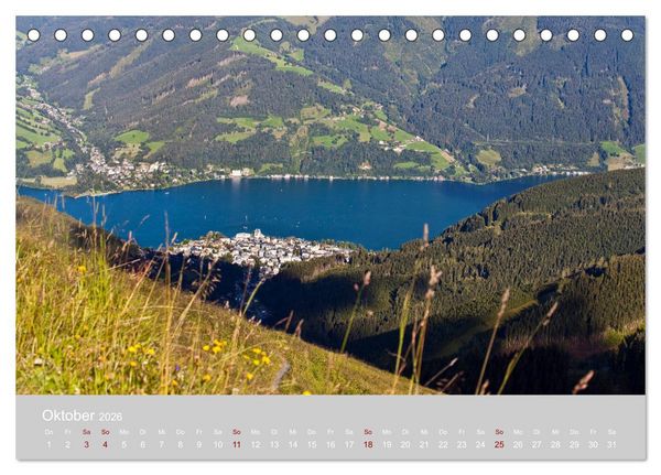 Produktbild: Gr&uuml;&szlig;e aus Zell am See (Tischkalender 2026 DIN A5 quer), CALVENDO Monatskalender