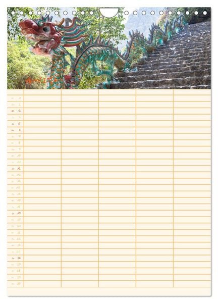 Produktbild: EXOTISCHES S&Uuml;DOSTASIEN - Familienplaner 2026 (Wandkalender 2026 DIN A4 hoch), CALVENDO Monatskalender